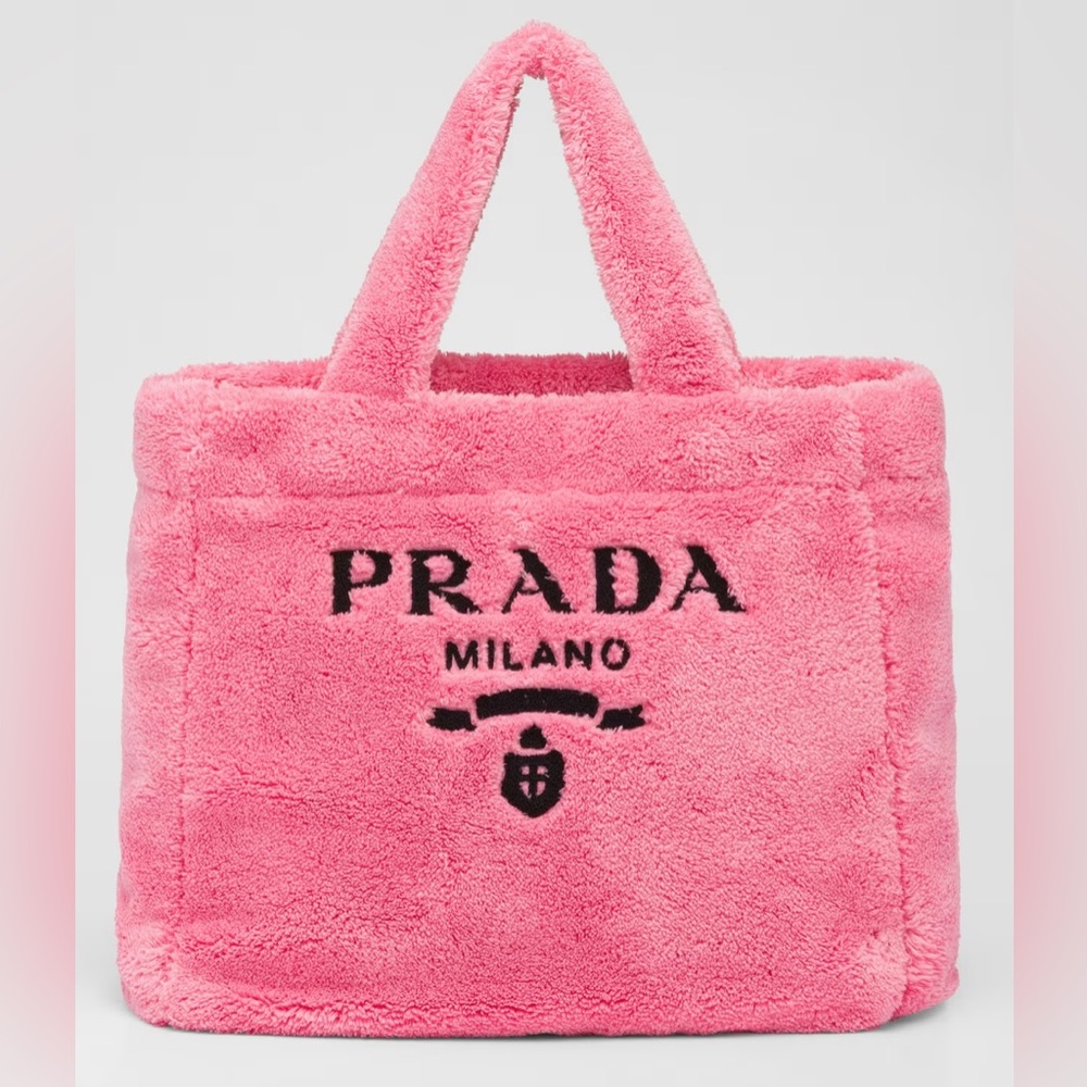 PRADA Pink Terry Tote Bag NWT!